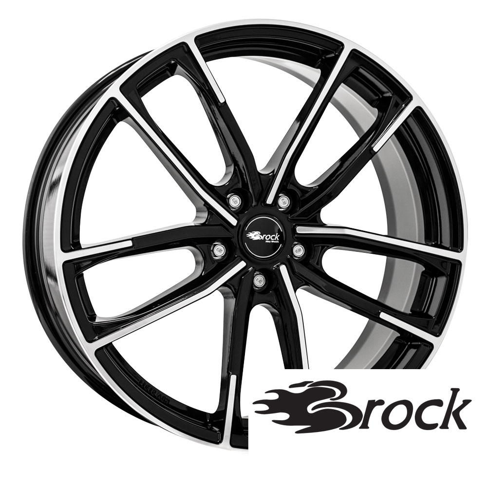 Brock B38 schwarz glanz voll-poliert